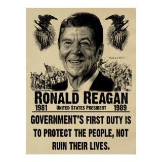 President Ronald Reagan Posters