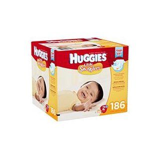 Huggies Little Snugglers Diapers, Size 2, 186 Count Health & Personal Care