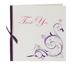 10 personalised oxford thank you cards by dreams to reality design ltd