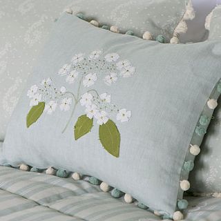 hydrangea cushion by susie watson designs