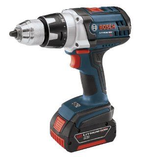 Bosch DDH181 01 18 Volt Lithium Ion Brute Tough 1/2 Inch Heavy Duty Drill/Driver Kit with 2 Batteries, Charger and Case   Power Hammer Drills  