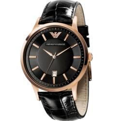 Emporio Armani Men's Classic Rose Gold Detail Watch Armani Men's Armani Watches