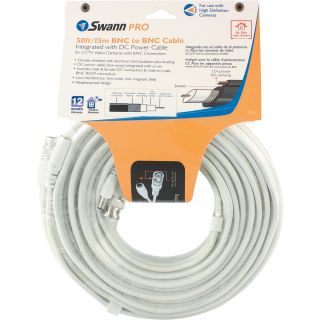 Swann Communications BNC to BNC Cable — 50Ft., Model# SW271S15  Security Camera Accessories