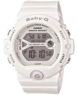 Baby G Womens Digital Runners White Resin Strap Watch 49x45mm BG6903 7B   Watches   Jewelry & Watches