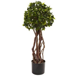 2.5 Foot Ivy Topiary UV Resistant (Indoor/Outdoor) Nearly Natural Silk Plants