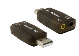 Importer520 Smoke Color USB Sound Card Adapter for Skype / Internet phones / Chat programs / MSN / Yahoo / ICQ / AIM and more Computers & Accessories