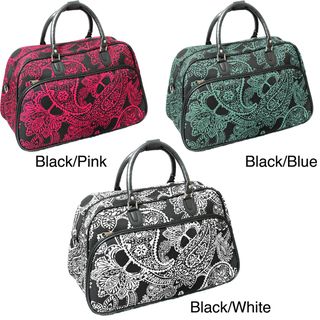 World Traveler Fashion/Travel Bandana 21 inch Carry On Shoulder Tote Duffel Bag World Traveler Fabric Duffels
