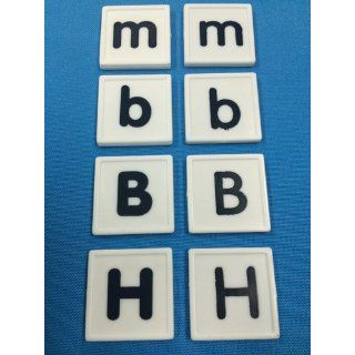 Eureka Tub Of Letter Tiles, 176 Tiles in 3 3/4" x 5 1/2" x 3 3/4" Tub Toys & Games