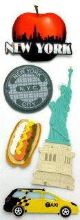 New York City Dimensional Scrapbook Stickers (SPJJ175)