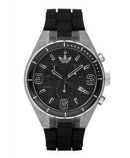 adidas Watch, Chronograph Cambridge Black Silicone Bracelet ADH2528   Watches   Jewelry & Watches