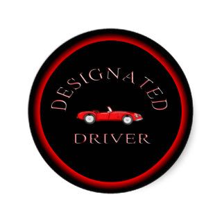 Designated Driver Car Auto Stickers