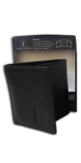 PGA TOUR Men's Three Fold Wallet In Gift Box, Black, One Size at  Mens Clothing store