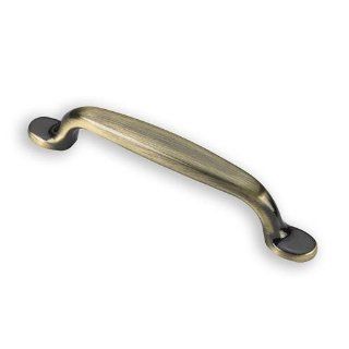 Siro Design 99 172 Pennysavers Ol132mm Cc96mm Pull In Fine Brush. Antique Brass   Cabinet And Furniture Pulls  