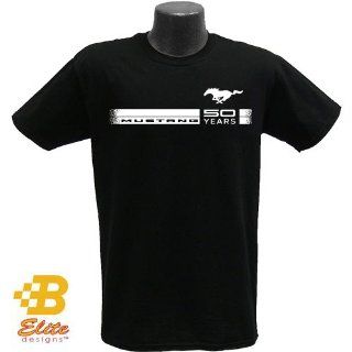 Ford Mustang 50 Years Adult Tee BLACK  XX LARGE  BDFMST172 Sports & Outdoors