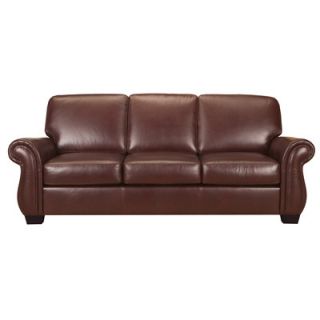 World Class Furniture Maine Leather Sofa