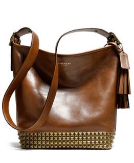COACH LEGACY ARCHIVAL DUFFLE IN STUDDED LEATHER   COACH   Handbags & Accessories