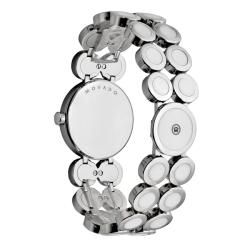 Movado Women's 'Ono Moda' Stainless Steel And Ceramic Diamond Watch Movado Women's Movado Watches