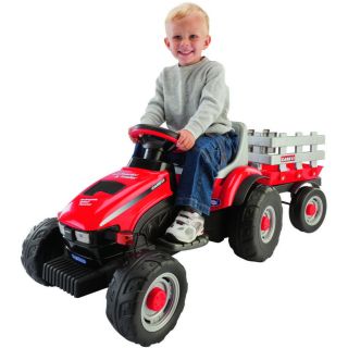 Case International Harvester 6 Volt LiL Tractor and Trailer — Model# IGED1112  Diggers   Ride Ons