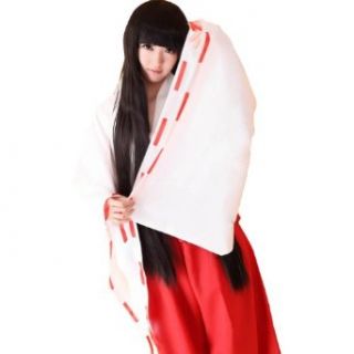 D SUN Women's Japanese Anime Inuyasha Kikyou Psychic Costumes (L(165 169cm)) Clothing
