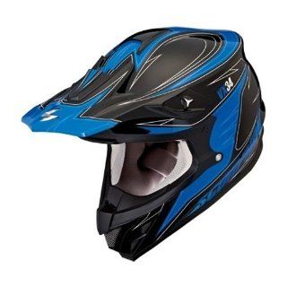 Scorpion VX 34 Off Road Motorcycle Helmet   Spike Blue Small   34 2023 Automotive