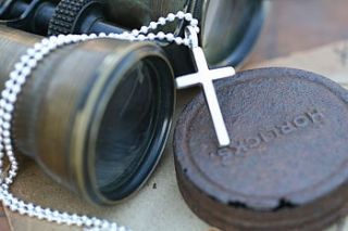personalised love and protect cross chain by joulberry