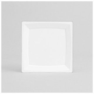 Square White Milan Elegant Plastic 7.5" Salad Plates WNA 168 cs Kitchen & Dining
