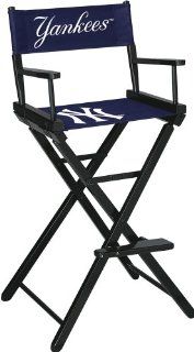 MLB New York Yankees Bar Height Directors Chair  Sports & Outdoors