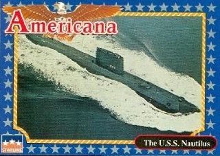The U.S.S. Nautilus trading card (1st Nuclear Powered Submarine) 1992 Starline Americana #168 Entertainment Collectibles