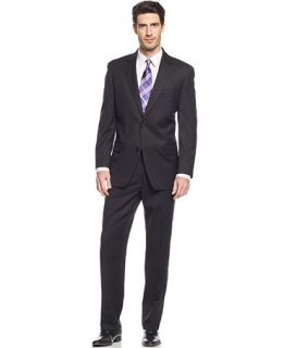 Michael Michael Kors Suit Black Tonal Stripe   Suits & Suit Separates   Men