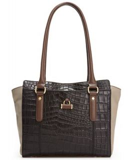 Tignanello Croc Leather Shopper   Handbags & Accessories