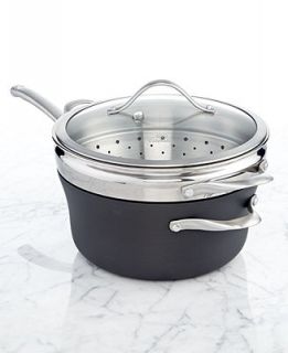Calphalon Contemporary Nonstick 4.5 Qt. Covered Steamer Pot with Insert   Cookware   Kitchen