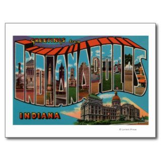 Indianapolis, Indiana (Capital Building) Postcards