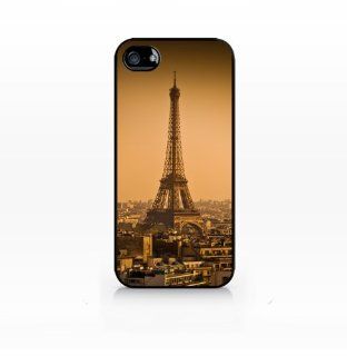 Effiel Tower, Paris   Flat Back, iphone 4 case, iPhone 4s case, Hard Plastic Black case   GIV IP4 167 BLACK Cell Phones & Accessories