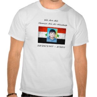 We Are All Hamza Ali Al Khateeb Tee Shirts