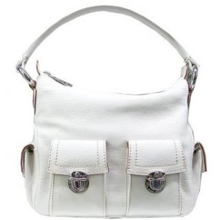 Marc Jacobs Multipocket White Leather Handbags Clothing