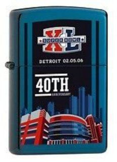 Zippo NFL Superbowl 40th Ltd. Edition #21135  Cigarette Lighters  Sports & Outdoors