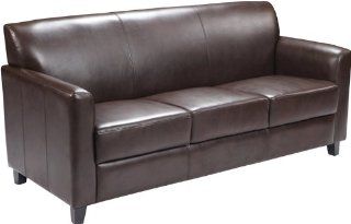 Flash Furniture Hercules Diplomat Series Brown Leather Sofa   Love Seats