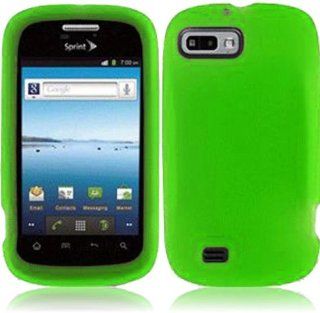 Silicone Neon Green Soft Cover Gel Skin Case For ZTE Valet Z665C W/ Free Car Charger (StopAndAccessorize) Cell Phones & Accessories