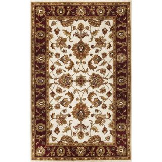 Sonal Ivory / Red Mahal Rug