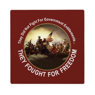 Our Military fought for freedom.Display Plaque