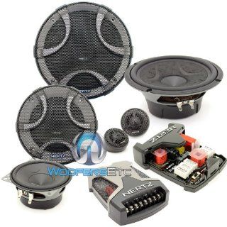 ESK 163L.5   Hertz 6.5" 375W Peak 3 Way Component Speaker System  Component Vehicle Speaker Systems 