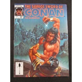 The Savage Sword of Conan the Barbarian   Marvel Magazine August 163 Marvel Comics, Illustrated Books