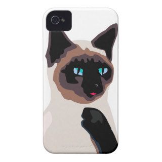 pretty siamese kitty cat Case Mate iPhone 4 case