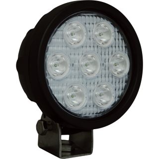 Vision X Utility Market Series Narrow Beam 10-48 Volt LED Worklight — Clear, Round, 4in., 1596 Lumens, Model# XIL-UM4010  LED Automotive Work Lights