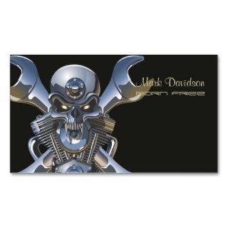 Motorcycle sales + repair businesscards business card templates