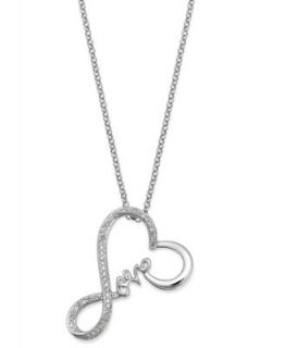 Forever Love Diamond Love Heart Pendant Necklace in 10k Gold (1/3 ct. t.w.)   Necklaces   Jewelry & Watches