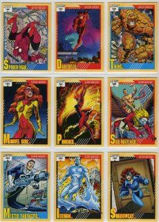 1991 Impel Marvel Universe Series II 162 Card New Complete Base Set in Collector Pages 