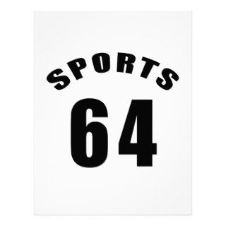 64 Sports Birthday Designs Customized Letterhead