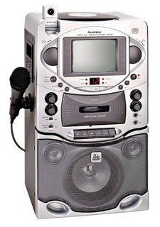Singing Machine STVG 535 CD/CD+G Video Karaoke System with 5.5 Monitor, Two Microphone Inputs Musical Instruments