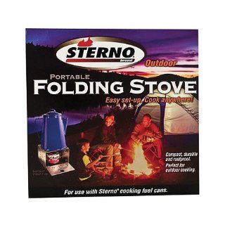 Sterno Single Burner Folding Stove   50002  Camping Stoves  Sports & Outdoors